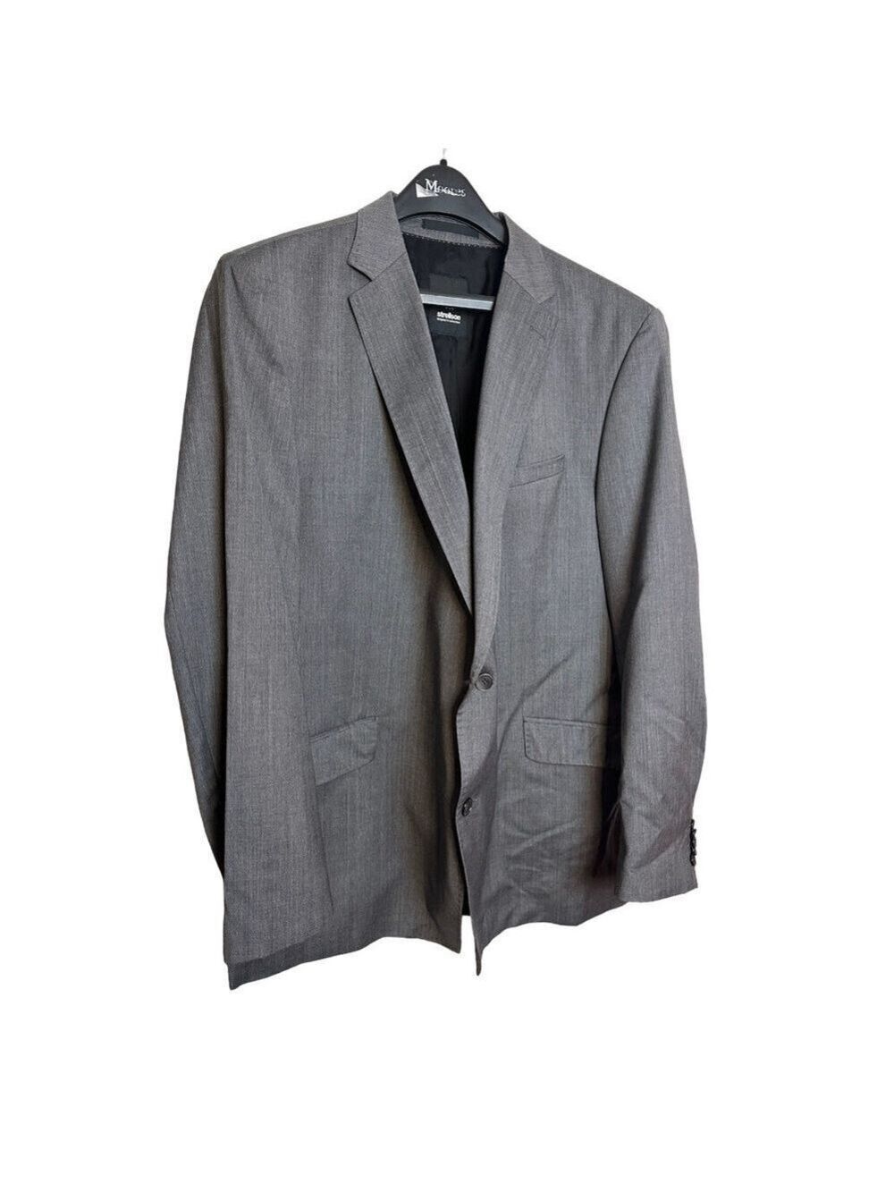 Strellson Aaron-Maser Slim Fit Virgin Wool Grey Blazer